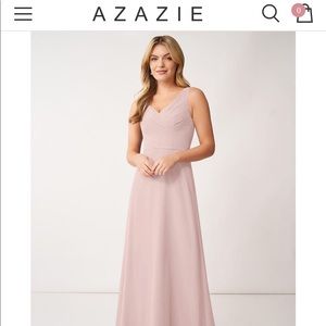 COPY - AZAZIE dusty rose bridesmaid dress